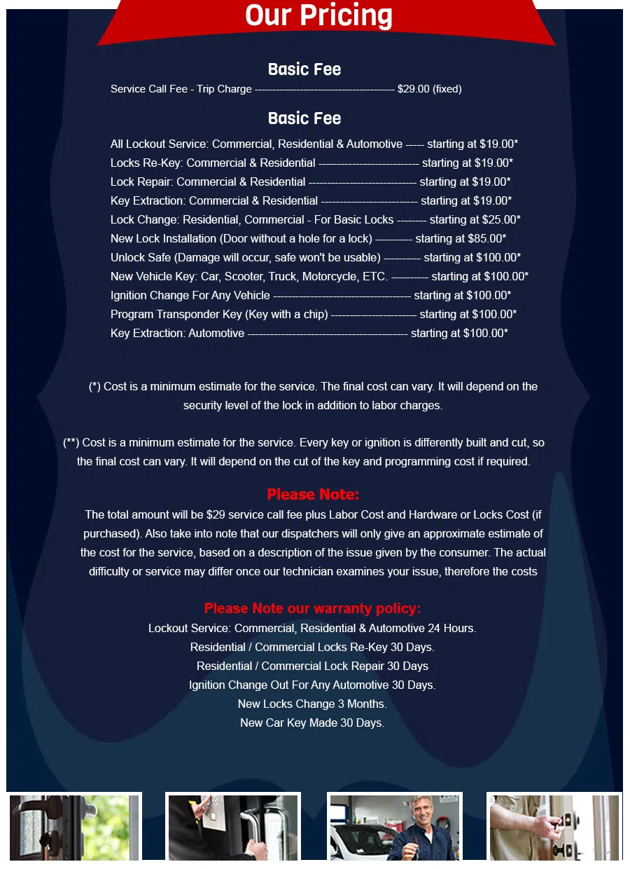 Cherry Hill Locksmith Service Cherry Hill, NJ 856-454-9402 - Pricelist-3